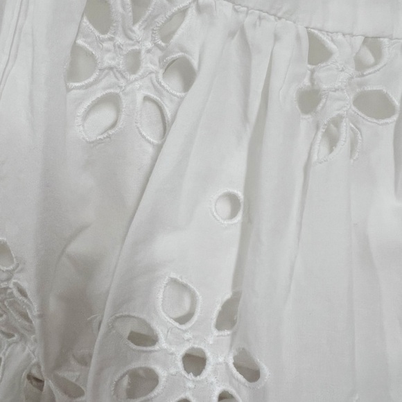 J Crew Womens Eyelet Peyton Broderie Anglaise Cotton Tiered Skirt Maxi Dress - Picture 5 of 10